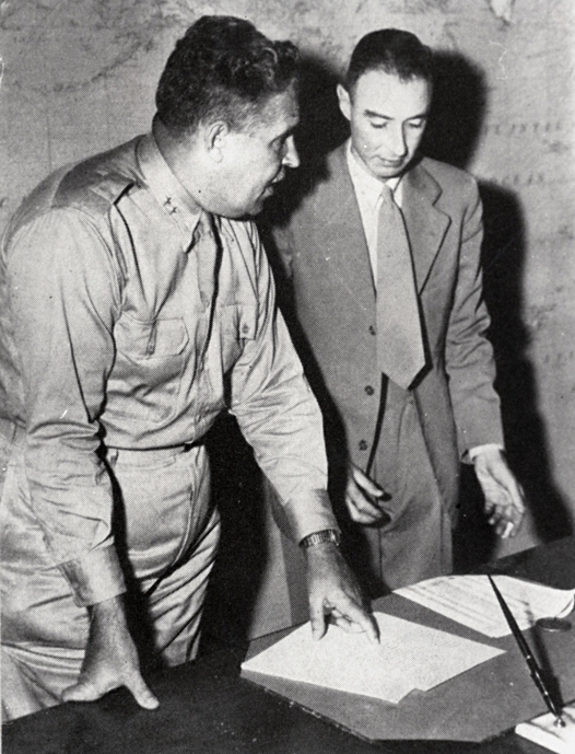 Oppenheimer and Groves.